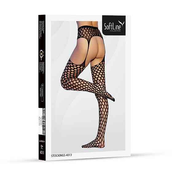 Панчохи - Stockings 4013, black - One Size Sex Aura Київ