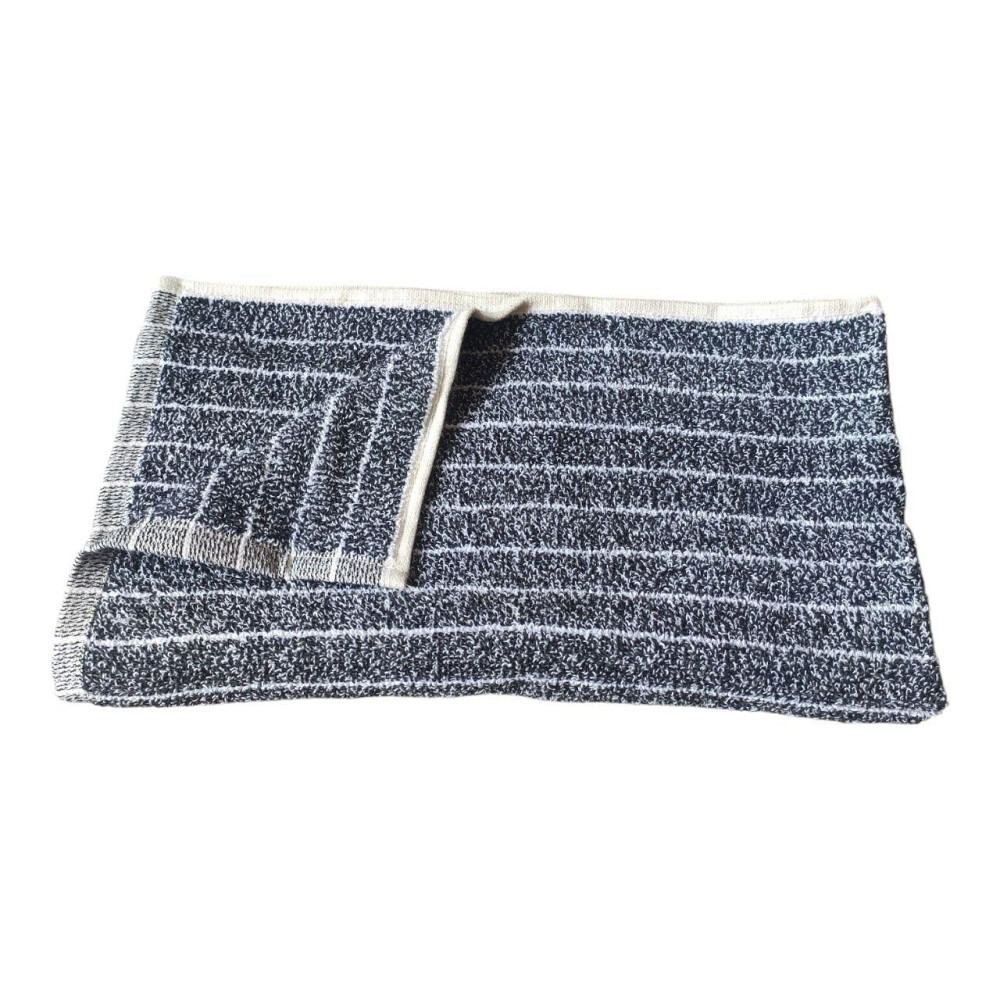 Полотенце махровое 40×70 ДМ - черно-серый (650) Киев - изображение 1