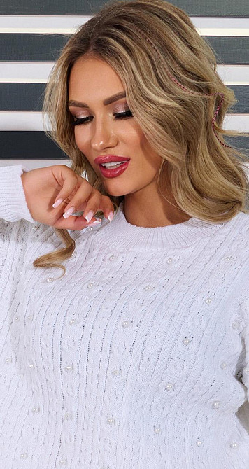 Светр з перлинами (50-52) Київ - фото 1