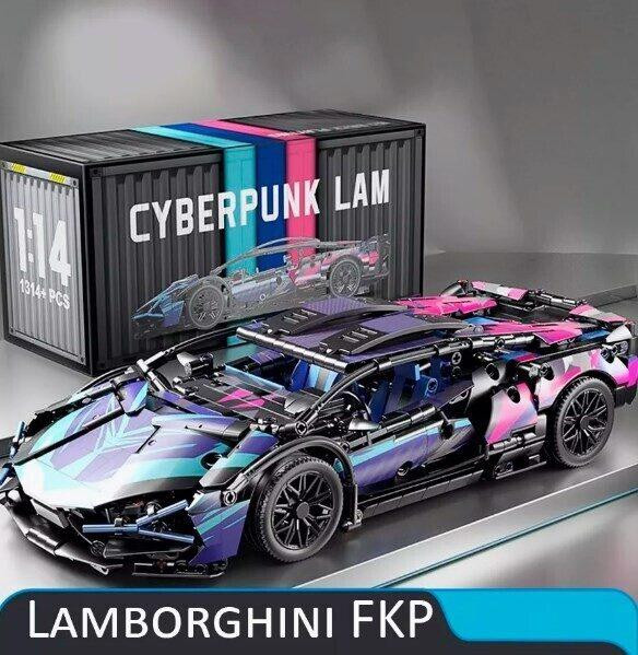 Конструктор Technik Lamborghini Sián Cyberpunk, 1314 деталей совместимый с lego лего Киев - изображение 1