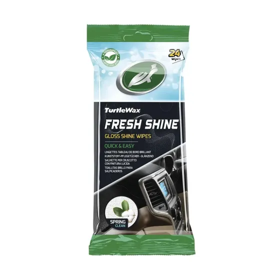 Серветки для салону Turtle Wax FRESH SHINE SPRING GLOSS WIPES 24 шт Ковель
