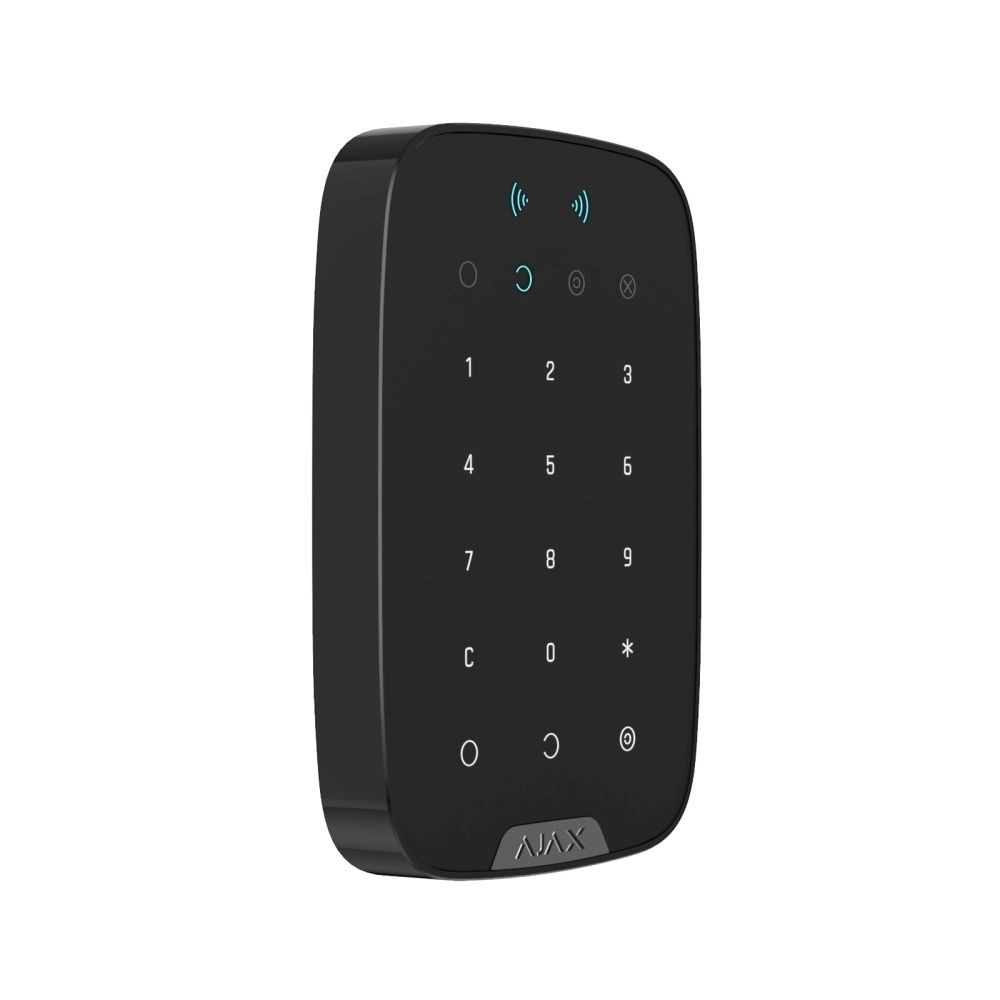 Бездротова сенсорна клавіатура Ajax Keypad Plus (8EU) UA black зі зчитувачем карток Pass і брелоків Tag Київ - фото 2