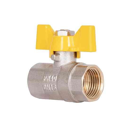 Кран кульовий Thermo Alliance Base 1/2" ВР для газу (метелик) SD602G15 Київ