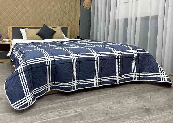 Покривало декоративне Decorator Kelso 215х240 см синій з білим (85-202) Київ