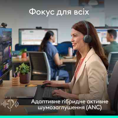 Наушники Logitech Zone Wireless 2 ES for Business Graphite (981-001512) Вінниця