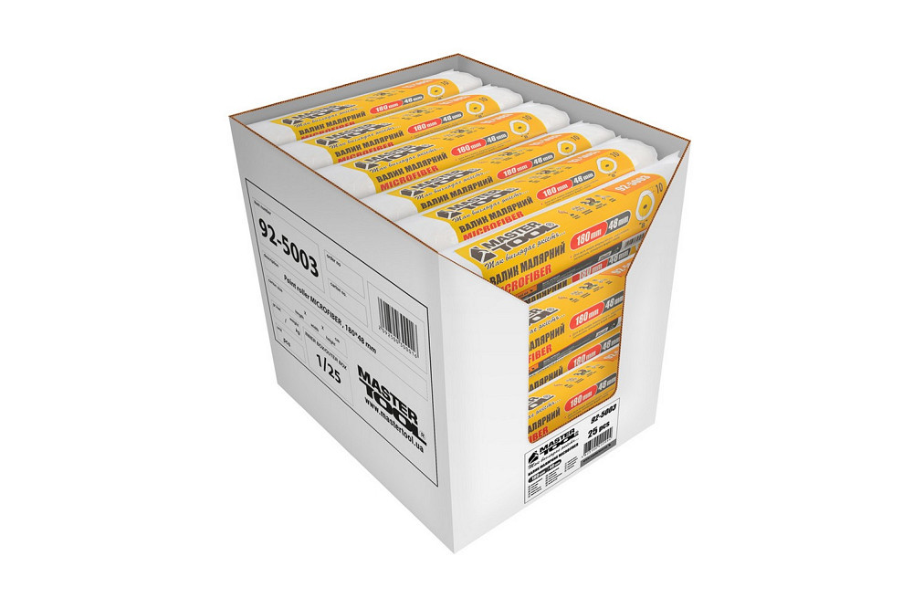MASTERTOOL Валик малярський MASTERTOOL Microfiber 48/180/10 мм Ø 8 мм 92-5003_Р Коломия - фото 4
