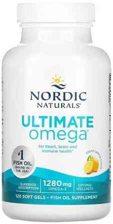 Рыбий жир Nordic Naturals Ultimate Omega 120 капсул Лимон Киев