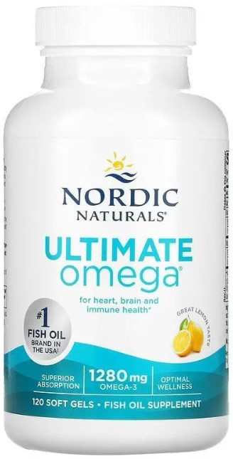 Рыбий жир Nordic Naturals Ultimate Omega 120 капсул Лимон Киев - изображение 1