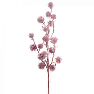 Декоративна гілка YES! Fun Колючка Пурпурна Засніжена 84 см (974804) Вінниця