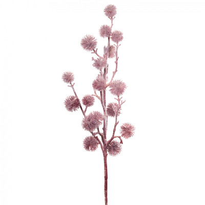 Декоративная ветвь YES! Fun Колючка Пурпурная Заснеженная 84 см (974804) Винница - изображение 1