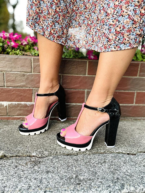 No brend Босоніжки жіночі K1-5 рожеві (літо, еко-лак) (909) Коломия - фото 8