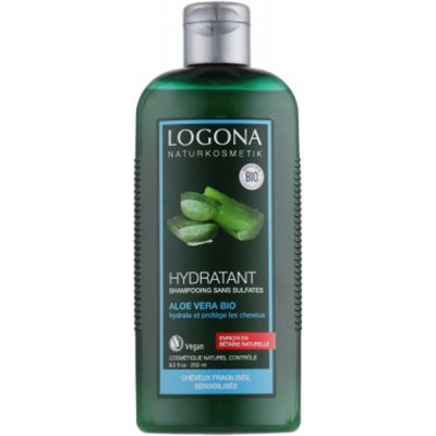 Шампунь Logona Увлажнение и Защита для сухих волос с Алоэ Вера 250 мл (4017645032279) Винница - изображение 1