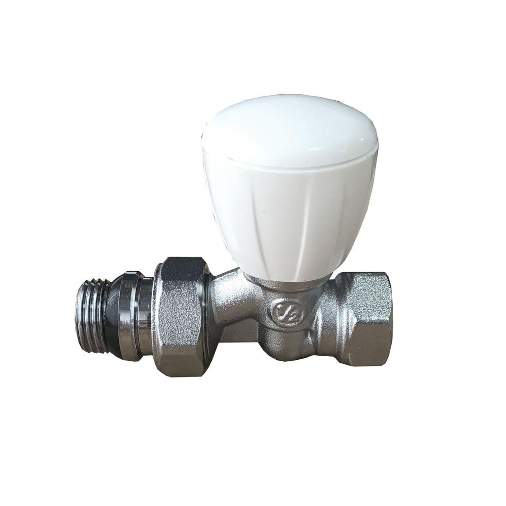 Кран радиаторный прямой SOLOMON 1/2″ с резиновым уплотнителем 161404 верх (000015233) Киев - изображение 3