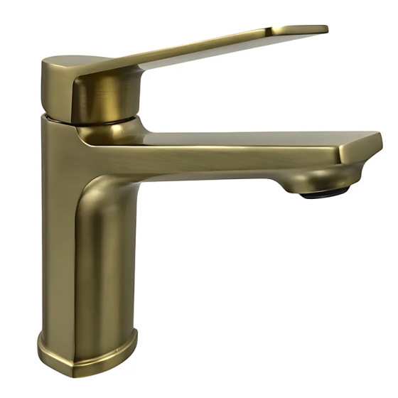 Смеситель для умывальника Mixxus Wilson 001 Brushed Gold (Цвет матовое золото) (MI7128) Черновцы