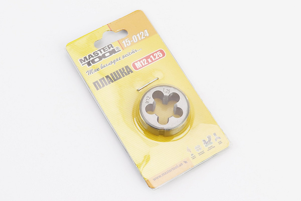 Плашка для нарізання різьби M12х1,25мм 9xС DIN233 15-0124 Київ - фото 2