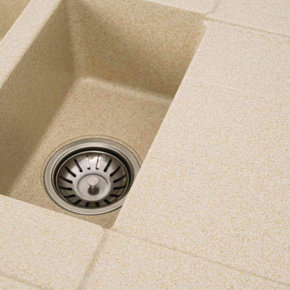 Гранітна мийка для кухні VALESO TOSKANA 7850W матова Сафарі Коломыя - изображение 6