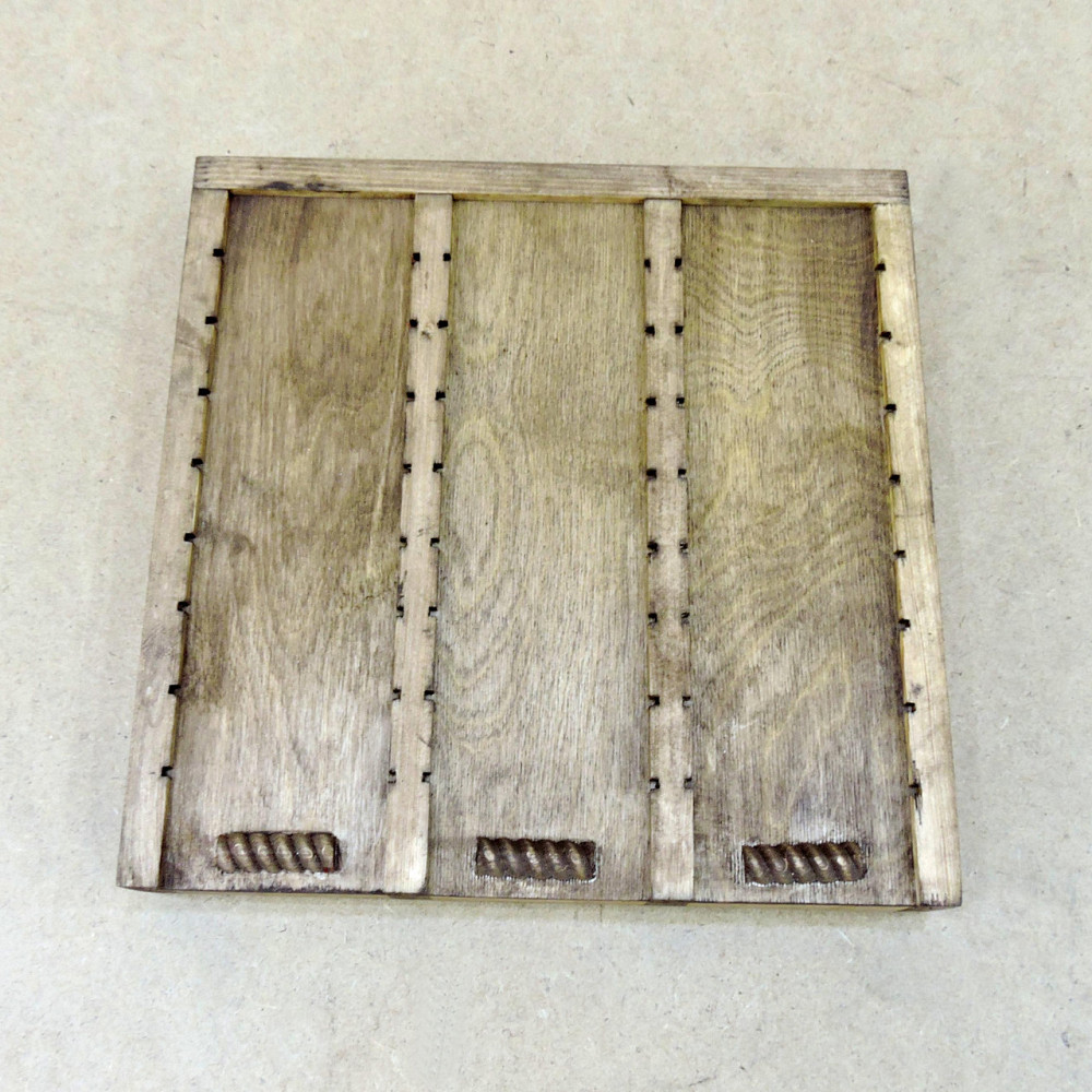 Пенал для рибальських снастей "Карась 27" 30х30х4см коричневий Миколаїв - фото 4