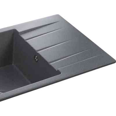 Мийка кухонна GRANADO NAVIA grafito з сифоном (775*495mm.) (gr3809) Вінниця