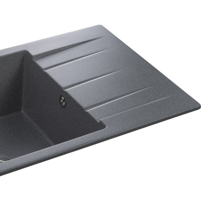 Мийка кухонна GRANADO NAVIA grafito з сифоном (775*495mm.) (gr3809) Вінниця - фото 4