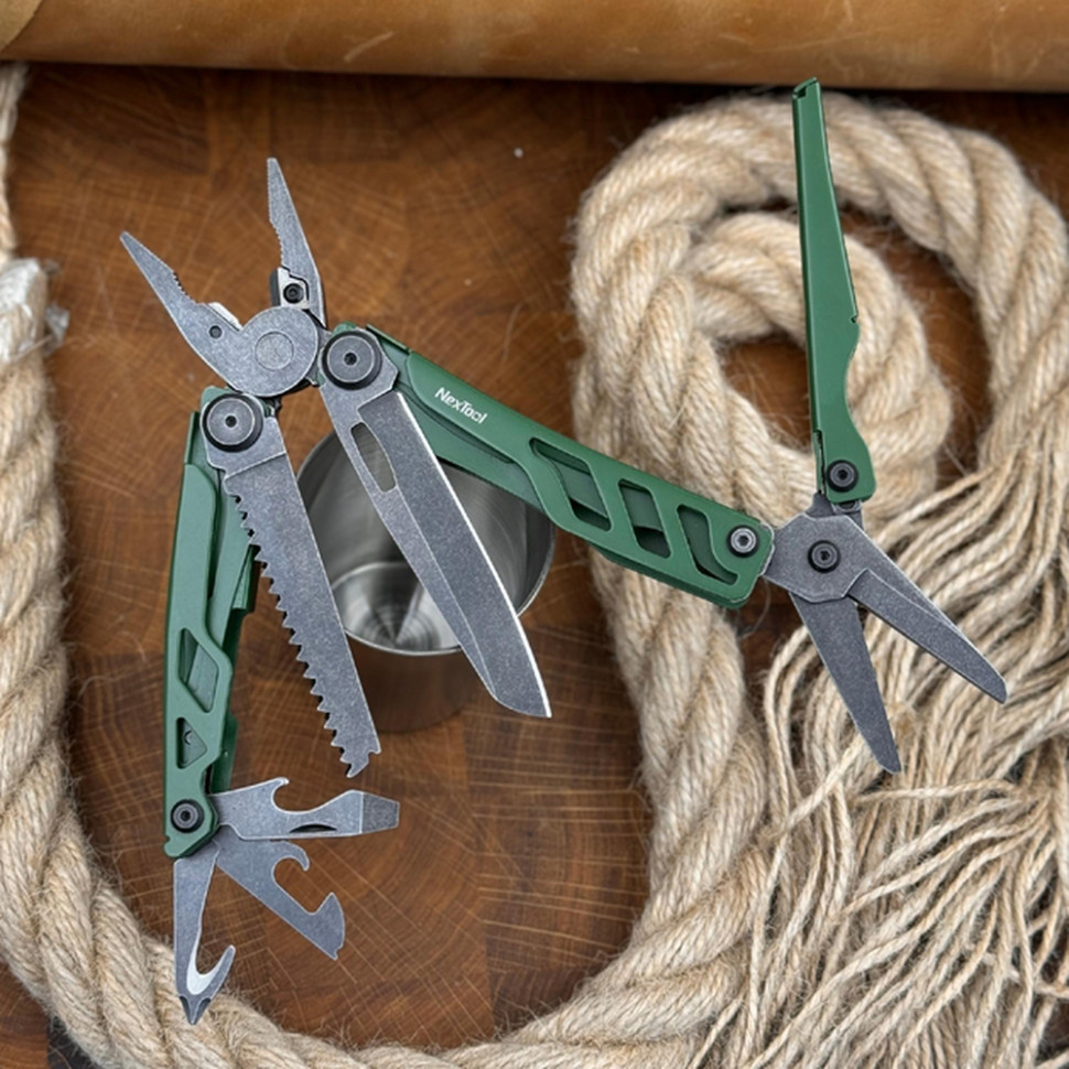 Мультитул NexTool Flagship Pro, зелений Киев - изображение 2