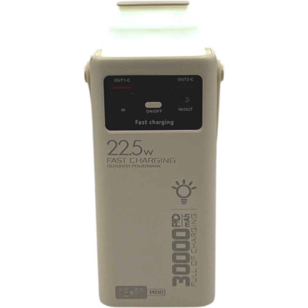Повербанк Power Way PD-30 30 000 mAh PD 20W + QC 22.5W Белый Днепр - изображение 2