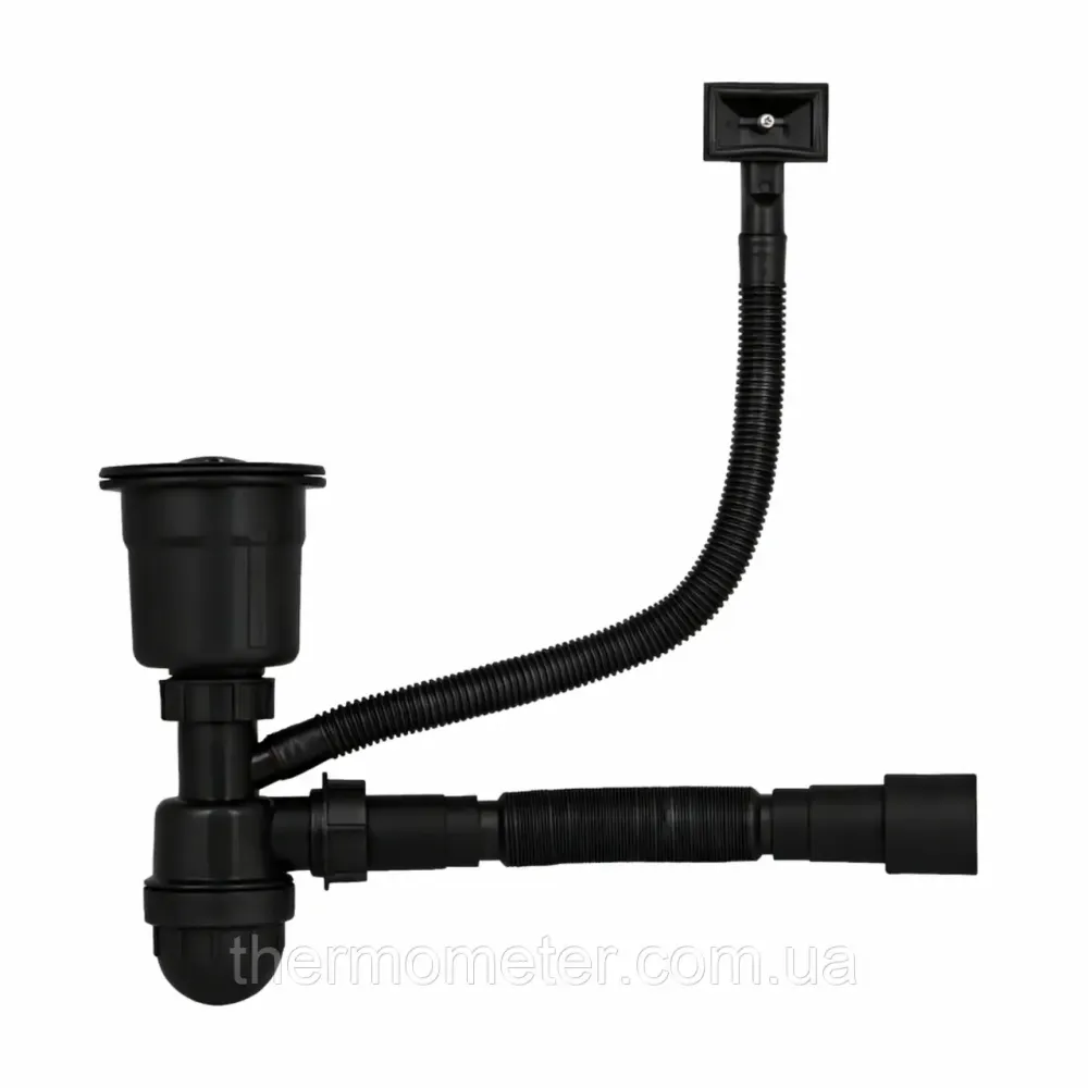 Lidz Handmade H6050HB Мойка для кухни интегрированная Decor Black PVD Honeycomb 2,5/0,5 мм LDH6050BDECPVD48371 Киев - изображение 8