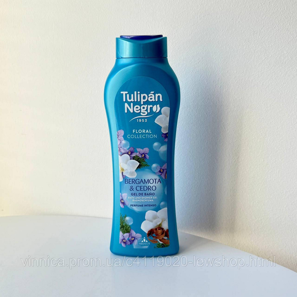 Гель для душа парфюмированный Tulipan Negro Бергамот и Кедр 650 мл Черновцы - изображение 1