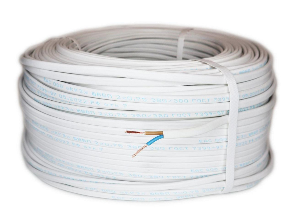 Кабель ШВВП2х0.75 белый ЗЗКМ Харьков - изображение 2