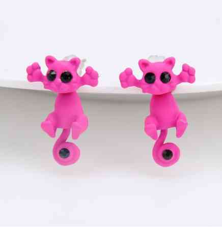 Серьги розовые 