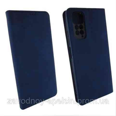 Чохол книжка Xiaomi Redmi Note 11 11s Шкіряний (синій) Одеса