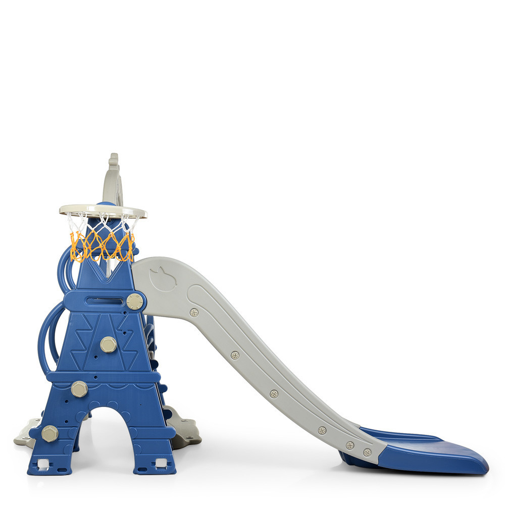 Детский игровой комплекс Bambi 3в1 горка качеля баскетбол (CASTLE-4) для детей Киев - изображение 3