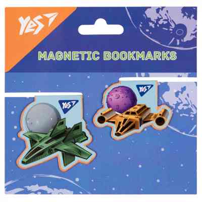 Закладки для книг Yes магнітні Super Space, 2шт (708116) Вінниця