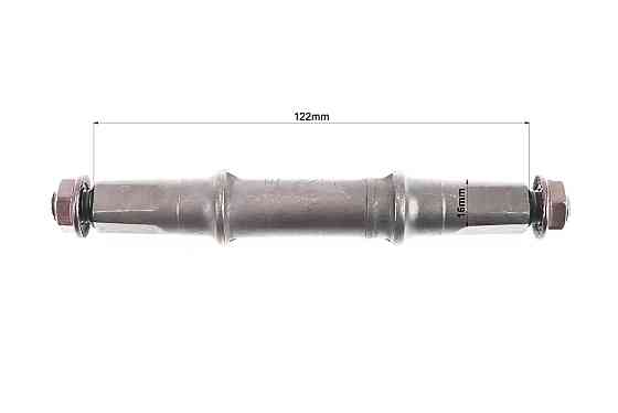 Вал каретки MTB "квадрат" 122мм, під гайку 3PL Київ