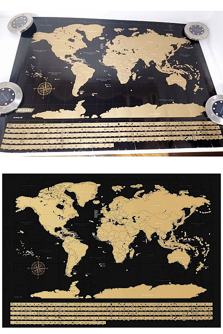 Скретч карта світу NIMAXI (Б клас) Луцьк - фото 1