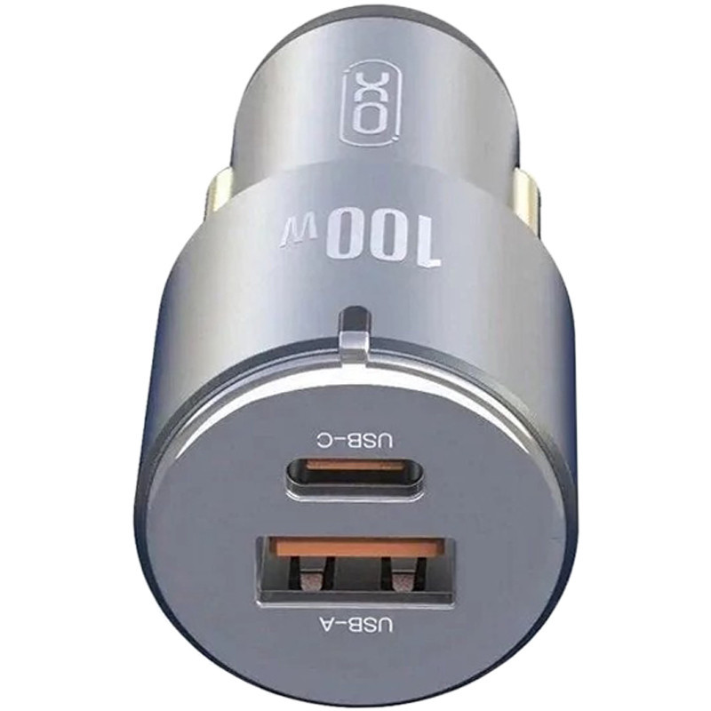 Автомобільний зарядний пристрій XO CC47 PD65W+USB35W (100W) Tarnish Black Рівне - фото 7