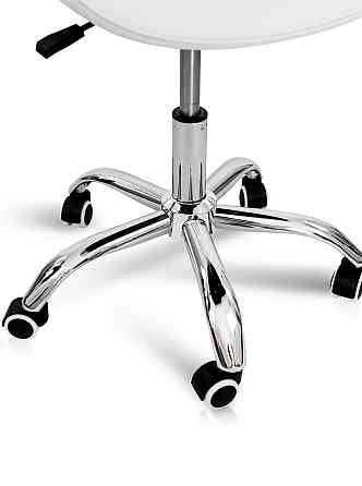 Стілець офісний Марсель, шкірзам білий Київ