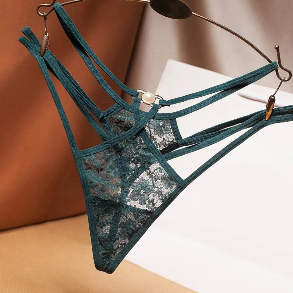 Еротичні стрінги жіночі універсальний зелений Київ - фото 1