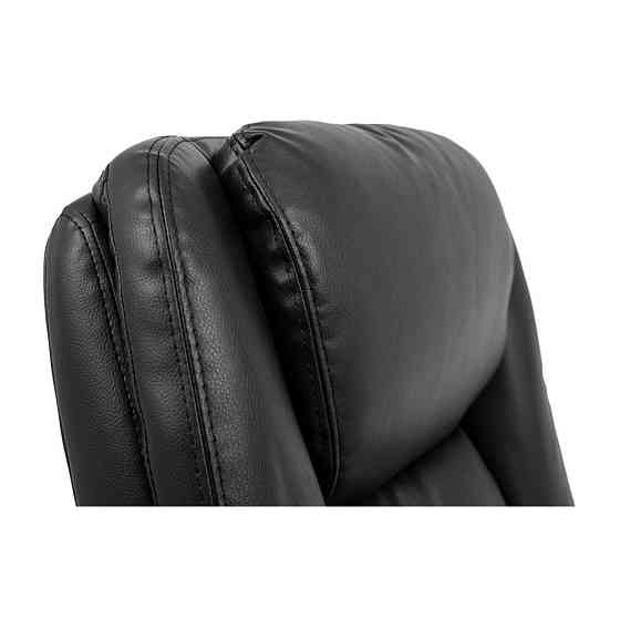 Офисное Кресло Руководителя Elite Pro М1 Tilt Кожа-сплит Черно-серый Киев