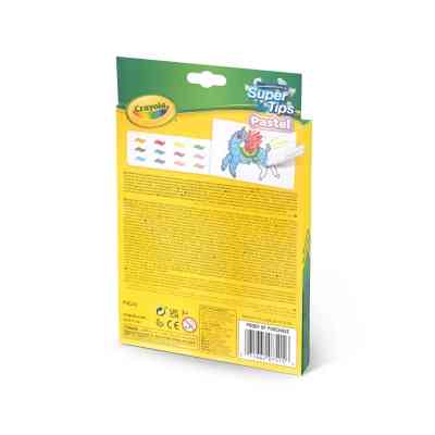 Фломастери Crayola Supertips (washable) пастельні кольори, 12 шт (58-7515) Вінниця