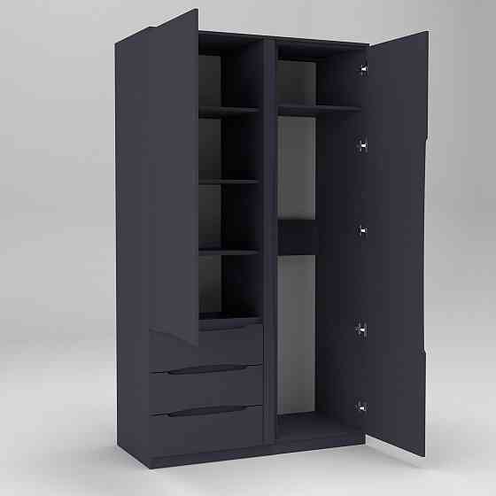 Шкаф Дельта 1, Антрацит, 1200х550х2100 Львов