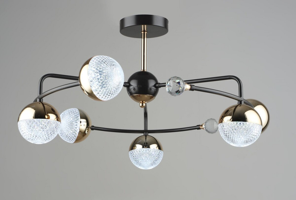 SIRIUS Люстра світлодіодна Sirius B N6192/6 COFFEE+FGD 84W Киев - изображение 1