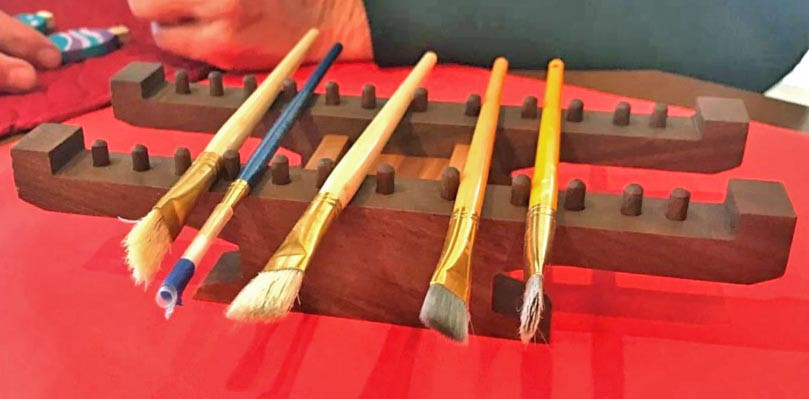 Органайзер для пензлів "Траніста" капучино Миколаїв - фото 1