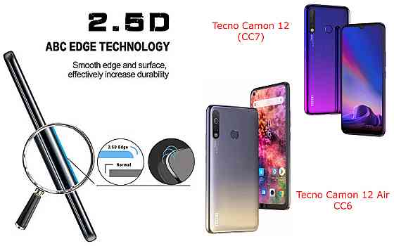 Защитное стекло ArmorGlass для Tecno Camon 12 (CC7), Camon 12 Air CC6 – устойчивое к царапинам и ударам Киев