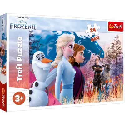 Пазл Trefl Maxi Frozen Волшебное путешествие 24 элемента (5900511142983) Винница - изображение 1