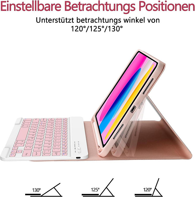 Чохол клавіатура для iPad A16 2025/iPad 10-го покоління (2022) A2696 / A2757 / A2777 Дніпро - фото 4