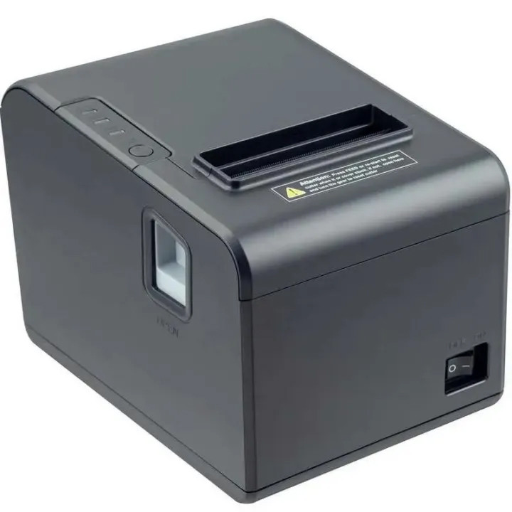 Друкарка чеків Xprinter XP-Q804S (термодрук, 260мм/с, стрічка 80мм, USB+Serial+Lan,авторізак,чорний) Вінниця - фото 2