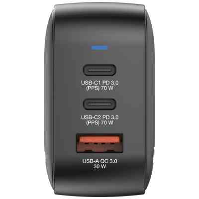 Зарядний пристрій Verbatim MiniGaN 70 W 3 ports (2xUSB-C/1xUSB-A) (32229) Вінниця