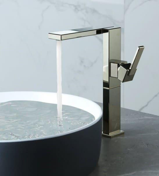 Смеситель для умывальника высокий IMPRESE DEIRA золото ZMK112009011 Киев - изображение 4