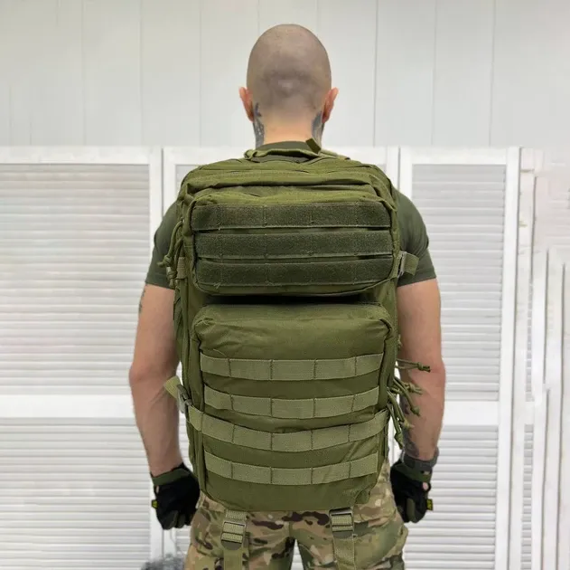 Рюкзак великий 48л. олива 55х35х22 см Одеса - фото 9