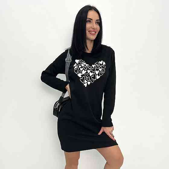 Теплое платье с принтом Romance Киев